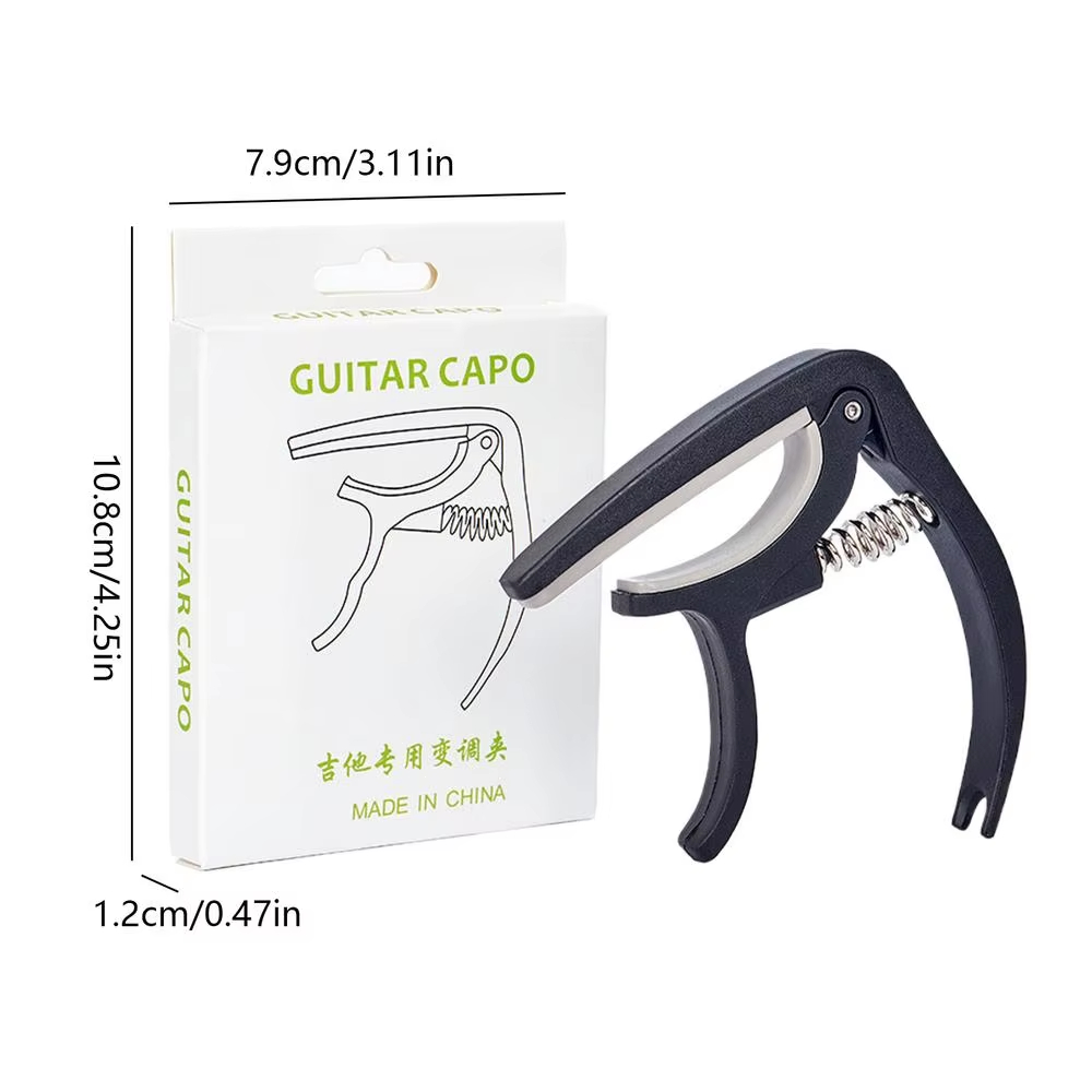 Guitar Capo Clip - Portable Plastic Guitar Capo For Acoustic