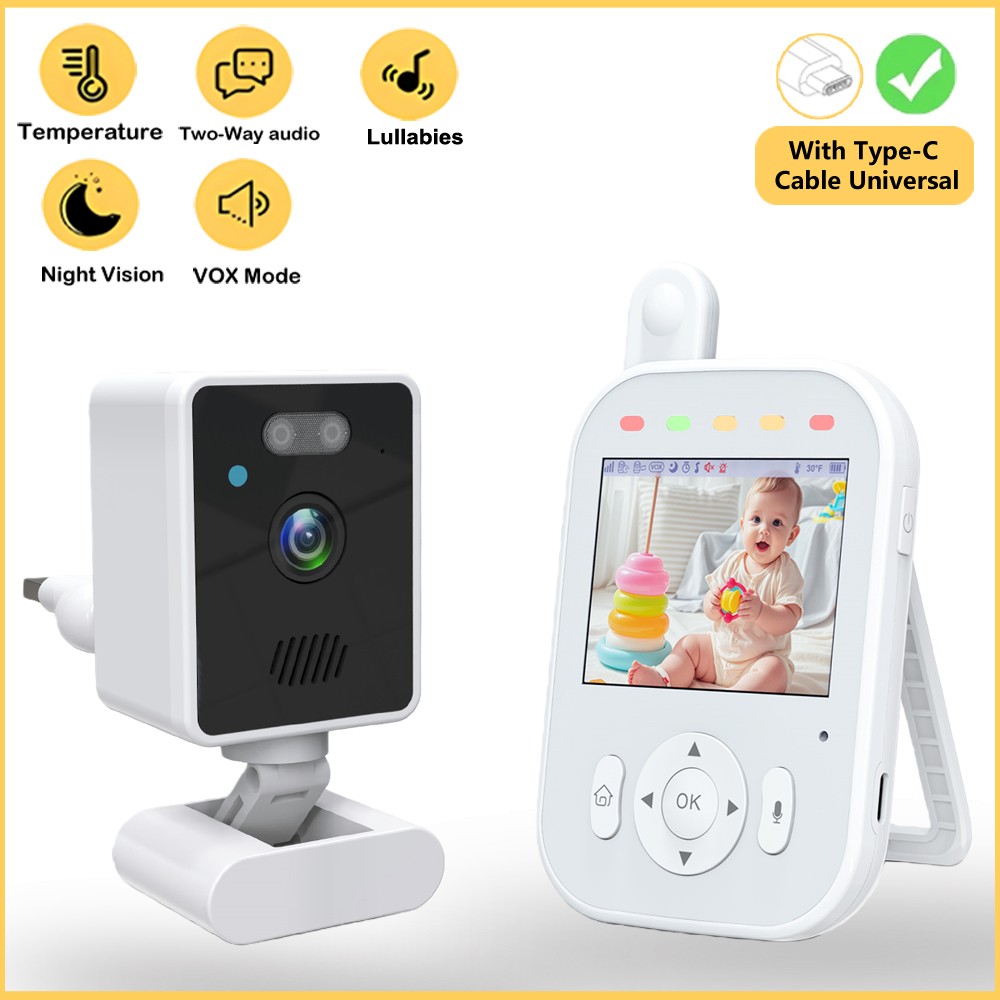 Audio Detect Music - Baby Monitor Wireless Indoor 2.8