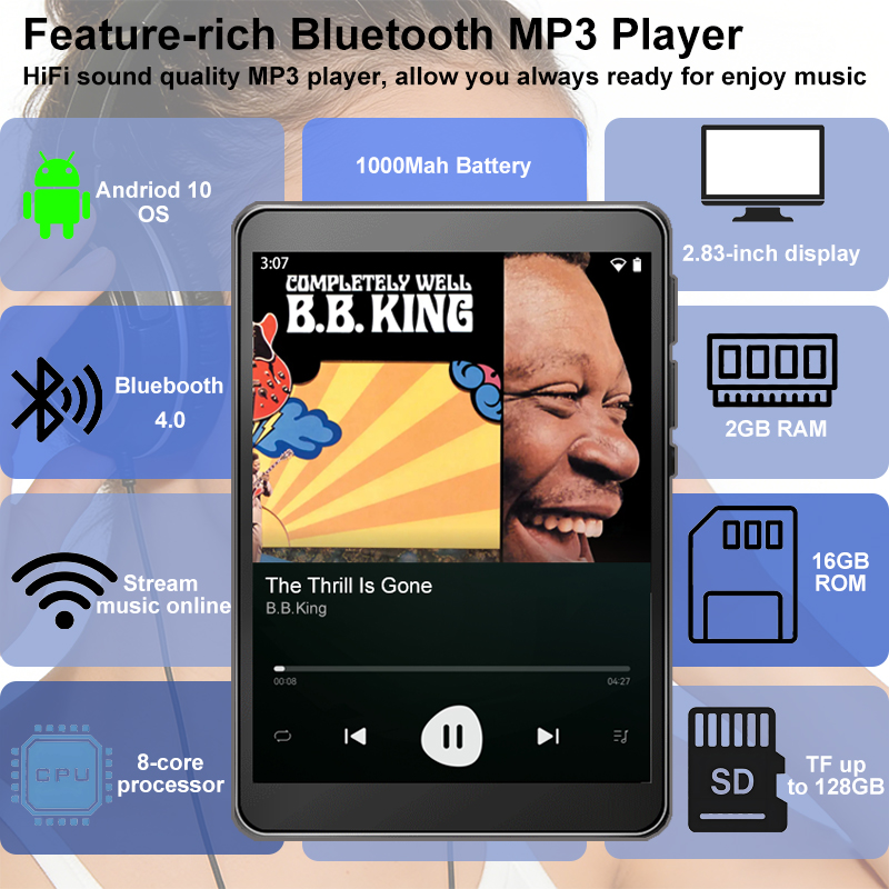 Audio Music Free Download - WiFi MP3 Player Andriod 10 Spotify