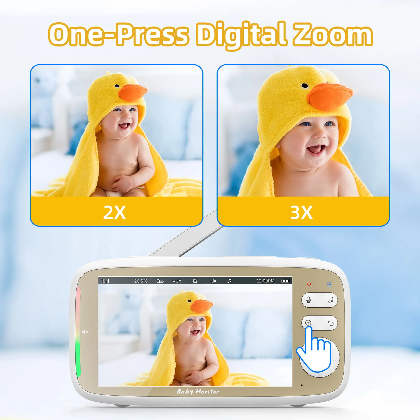 VB803 PRO Baby Monitor with 2p - огляд і ціна Audio Hd Music