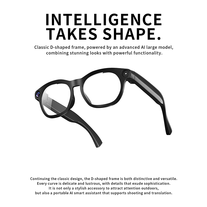 New Fashionable Smart Glasses  - огляд і ціна Audio Music To Video Ai