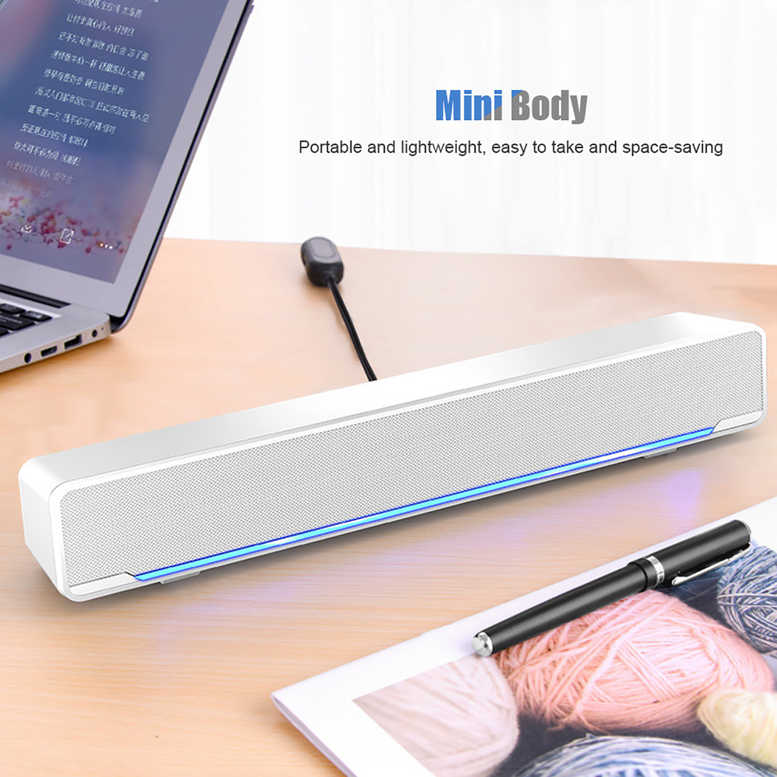 Portable Soundbar USB Wired St - огляд і ціна Audio Music Player Pc