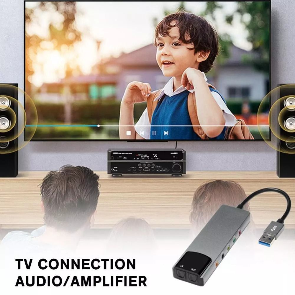 New USB Sound Card 7.1 5.1 Cha - огляд і ціна Audio Music Live
