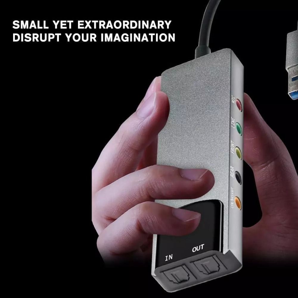 New USB Sound Card 7.1 5.1 Cha - огляд і ціна Audio Music Live