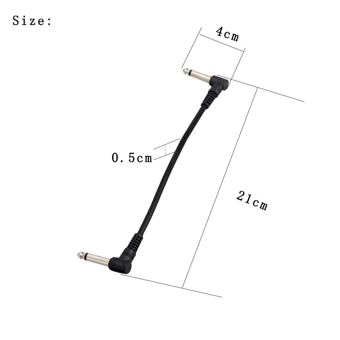 6 Pcs Guitar Effect Pedal Cabl - огляд і ціна Audio Music Link