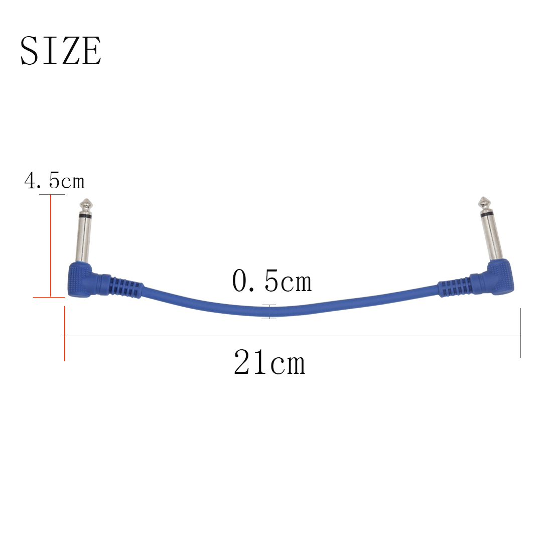 6 Pcs Guitar Effect Pedal Cabl - огляд і ціна Audio Music Link