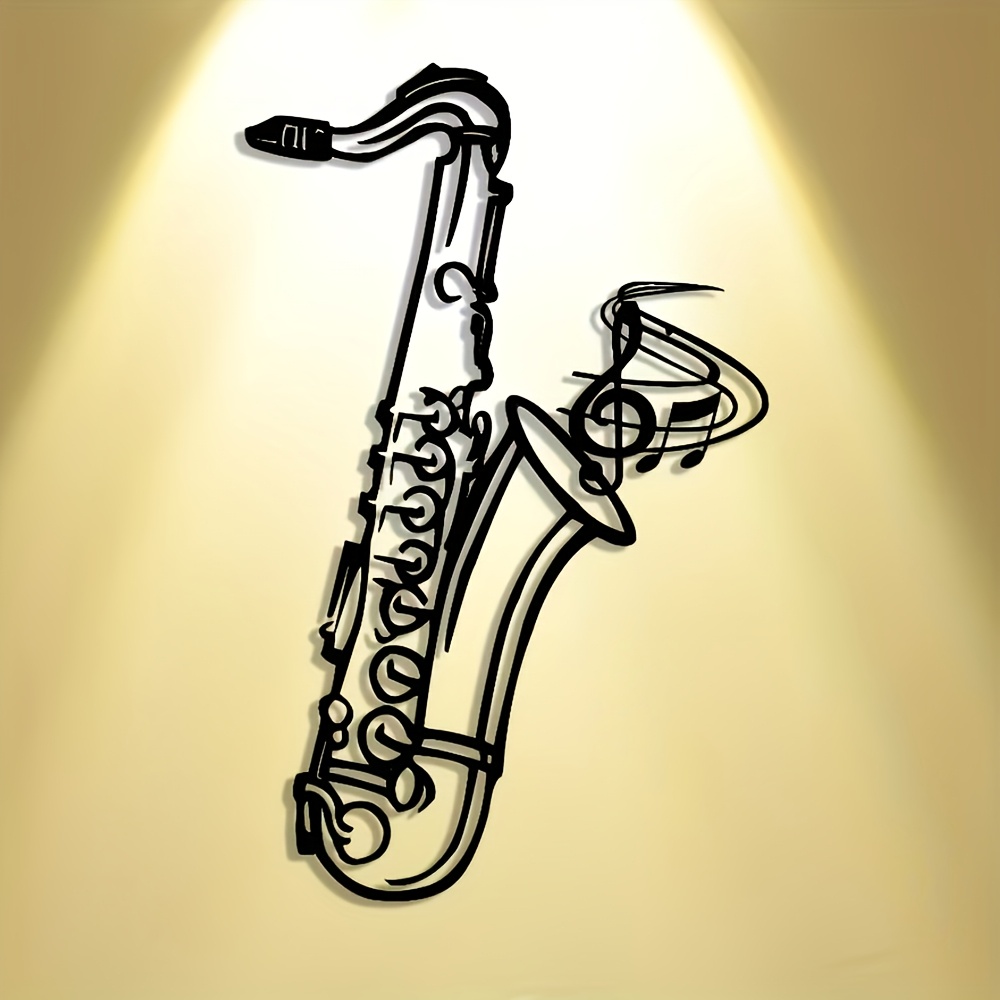 Metal Wall Art Saxophone Decor - огляд і ціна Audio Music Live
