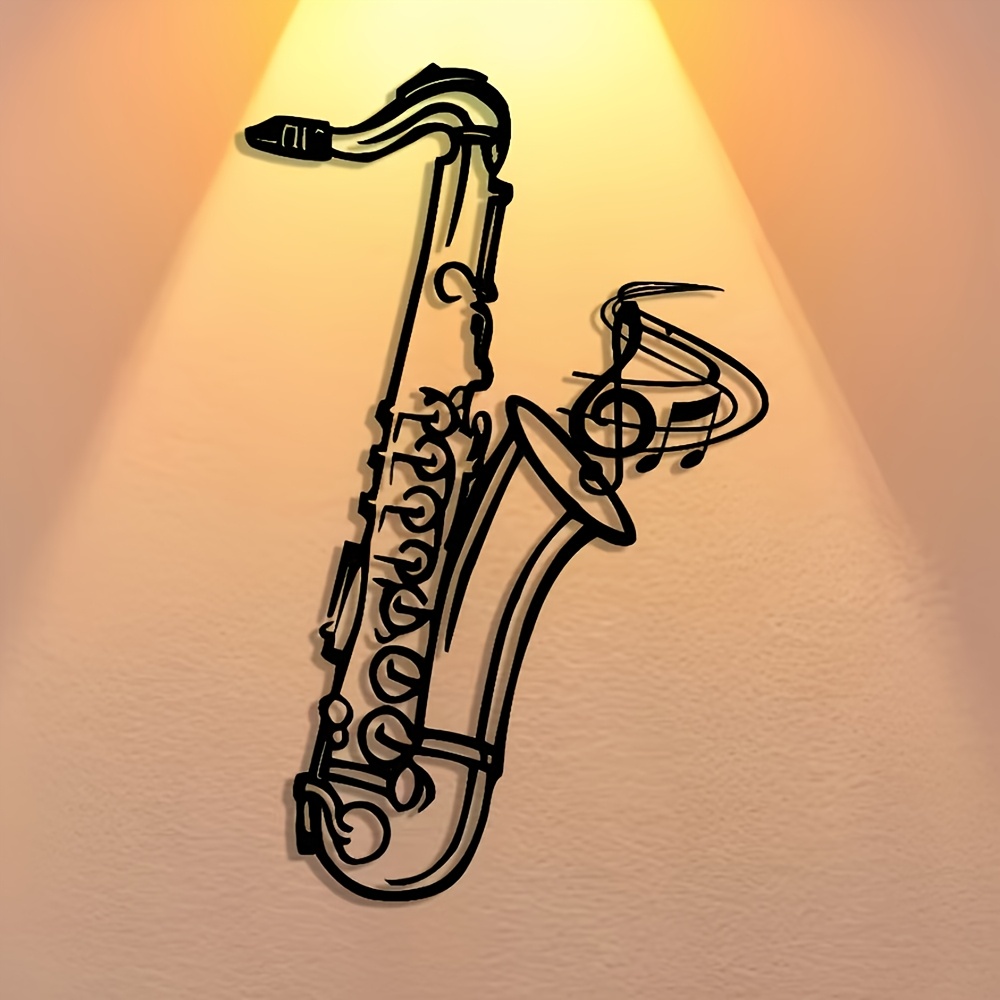 Metal Wall Art Saxophone Decor - огляд і ціна Audio Music Live