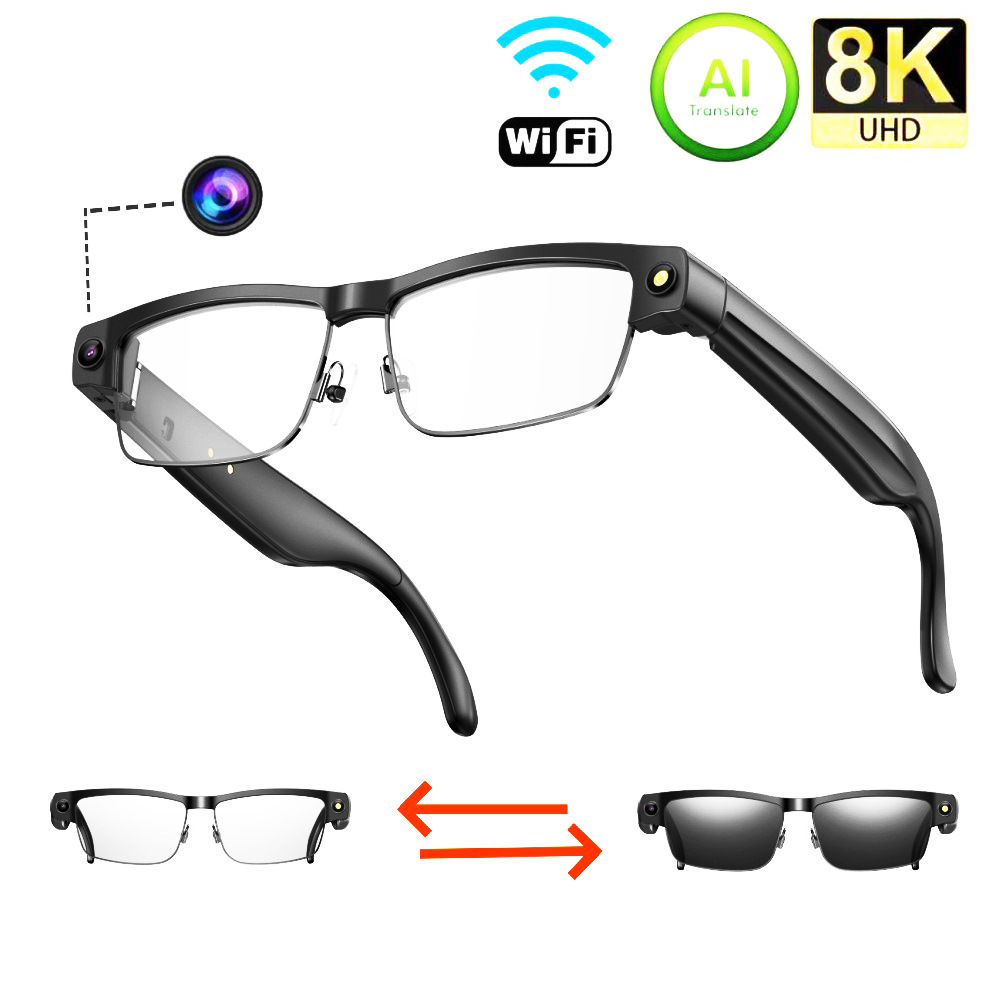 L802 Smart Glasses 8 Million P - огляд і ціна Audio Music To Video Ai