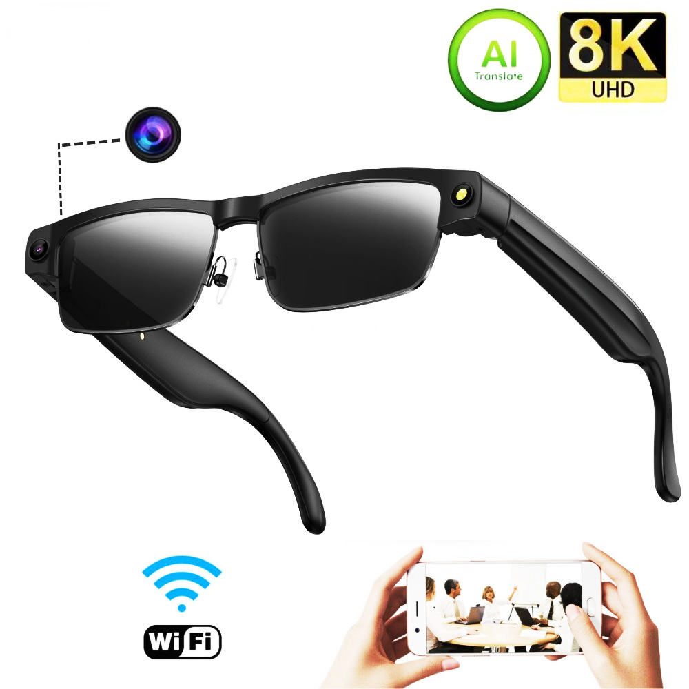 L802 Smart Glasses 8 Million P - огляд і ціна Audio Music To Video Ai