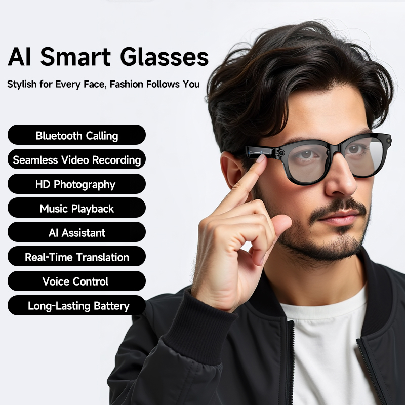 Lenovo 8K HD AI Smart Glasses  - огляд і ціна Audio Music To Video Ai