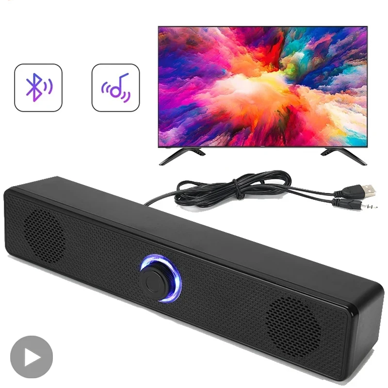Soundbar Computer PC TV Laptop - огляд і ціна Audio Music Player Pc