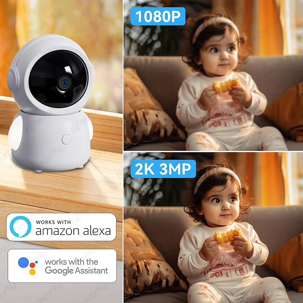 2K WiFi Baby Monitor with Scre - огляд і ціна Audio Detect Music