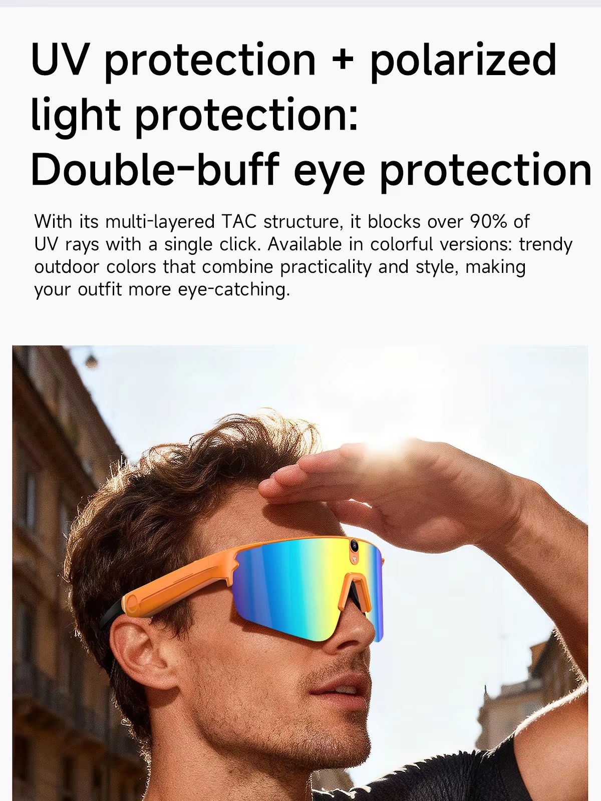 L805 AI Smart Glasses With 800 - огляд і ціна Audio Music To Video Ai