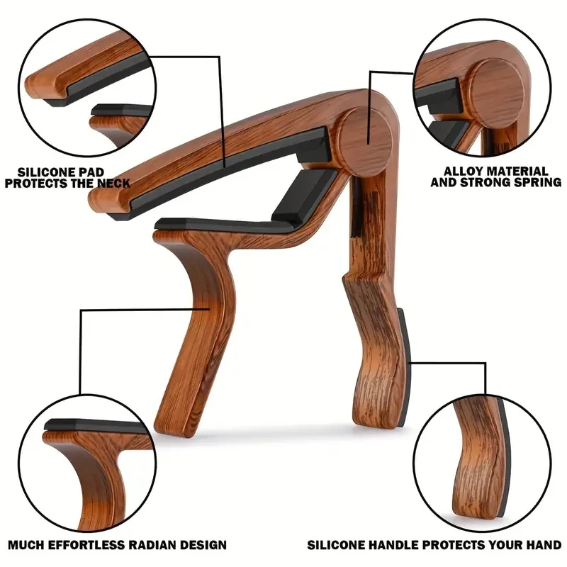 High-Quality Zinc Alloy Guitar - огляд і ціна Guitar Capo Clip