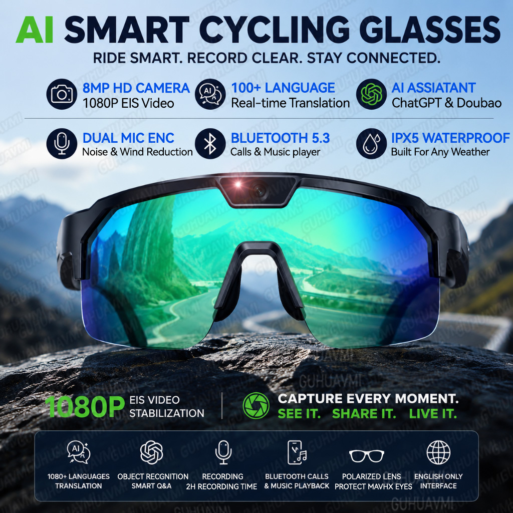 2026 Upgrade Smart Glasses wit - огляд і ціна Audio Music To Video Ai
