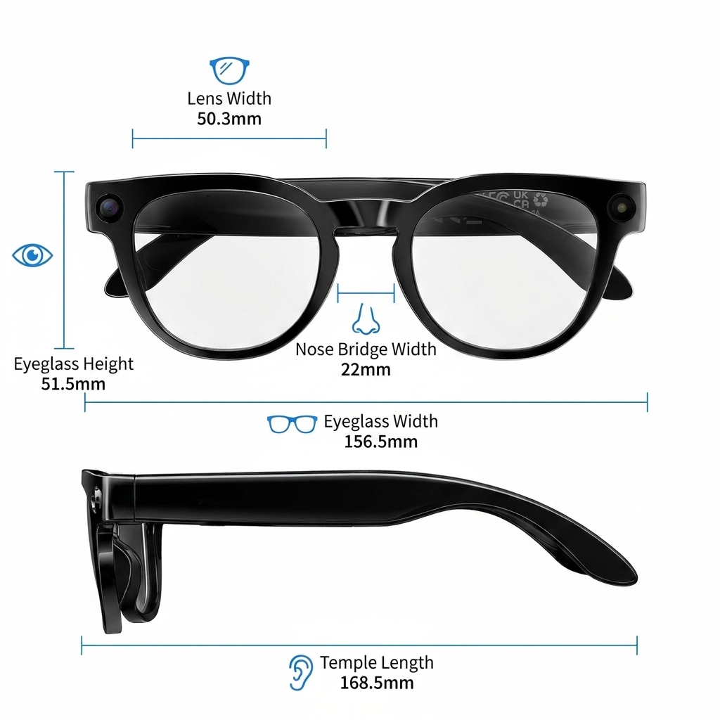 2026 New AI Smart Glasses with - огляд і ціна Audio Music To Video Ai