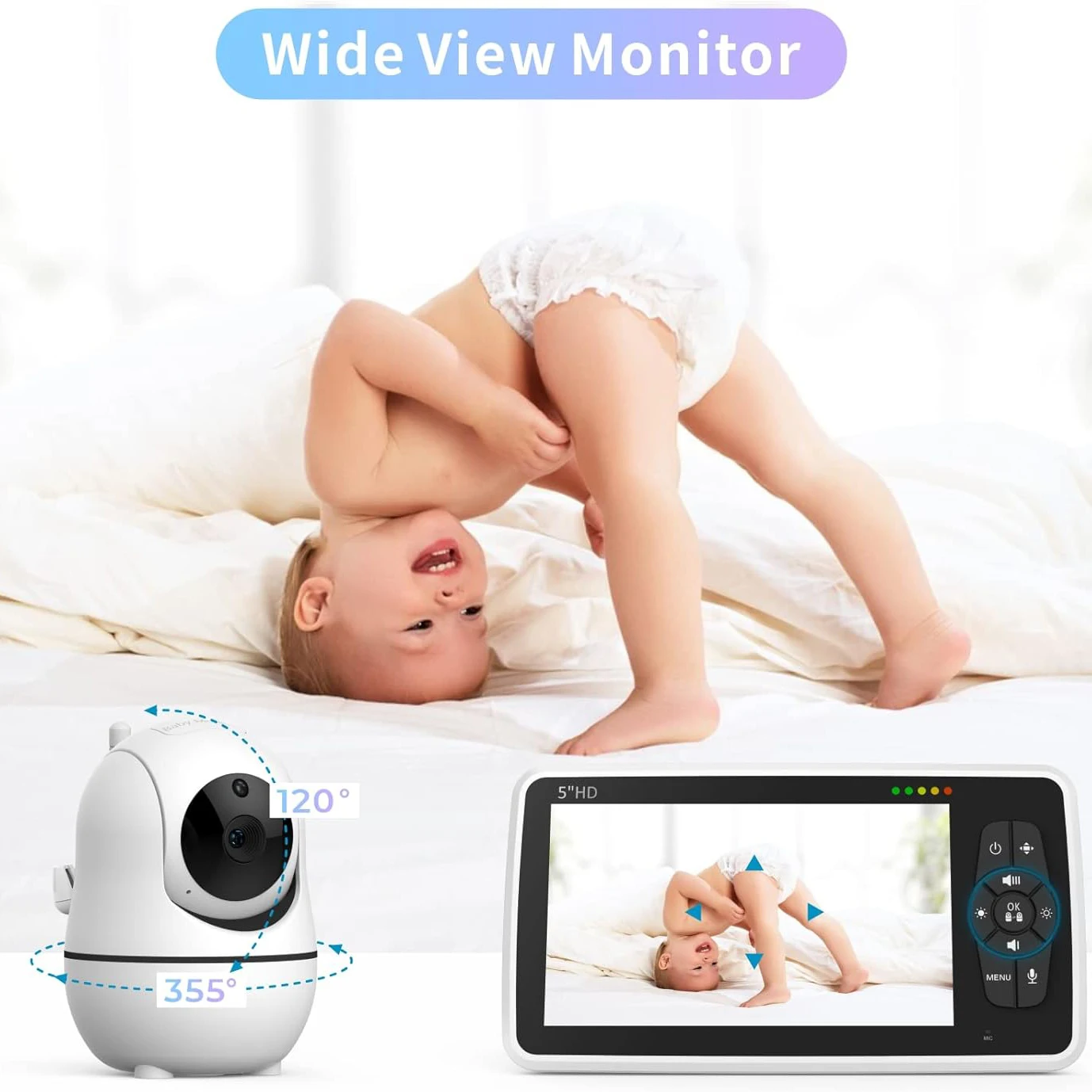 Video Baby Monitor with Digita - огляд і ціна Audio Detect Music