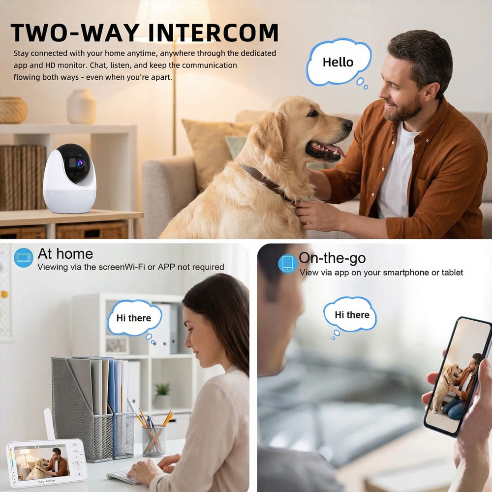 Smart Baby Monitor with Night  - огляд і ціна Audio Detect Music