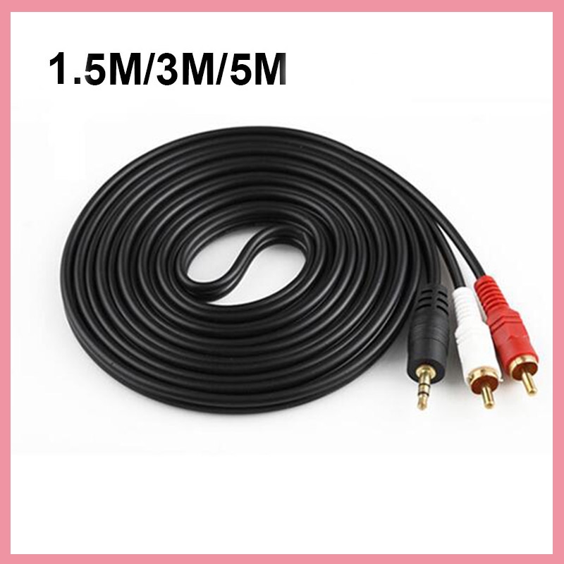 3.5mm Stereo Male Plug to 2 RC - огляд і ціна Audio Music Player Pc
