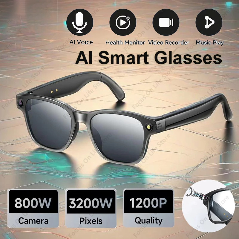 AI Smart Glasses 8 Million Cam - огляд і ціна Audio Music To Video Ai