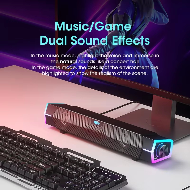 4D Stereo Computer Speaker Bar - огляд і ціна Audio Music Player Pc